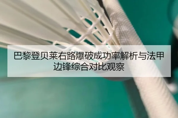 巴黎登贝莱右路爆破成功率解析与法甲边锋综合对比观察